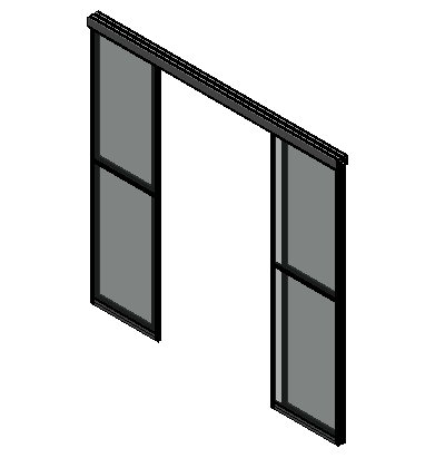 Twin Wall Glass - Aranżacyjny system do szklanych drzwi przesuwnych