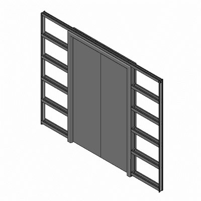 Gustavson Stark – kaseta do drzwi chowanych w ścianę 100/125 mm podwójna