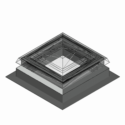 Nieotwierane okna VELUX do płaskiego dachu CFP