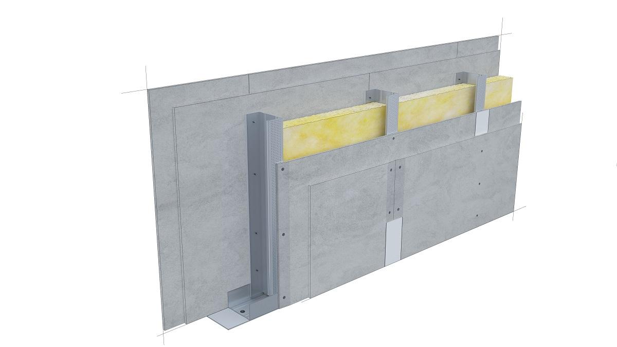 Systemy suchej zabudowy - Ściany działowe cementowe z płyt gipsowych