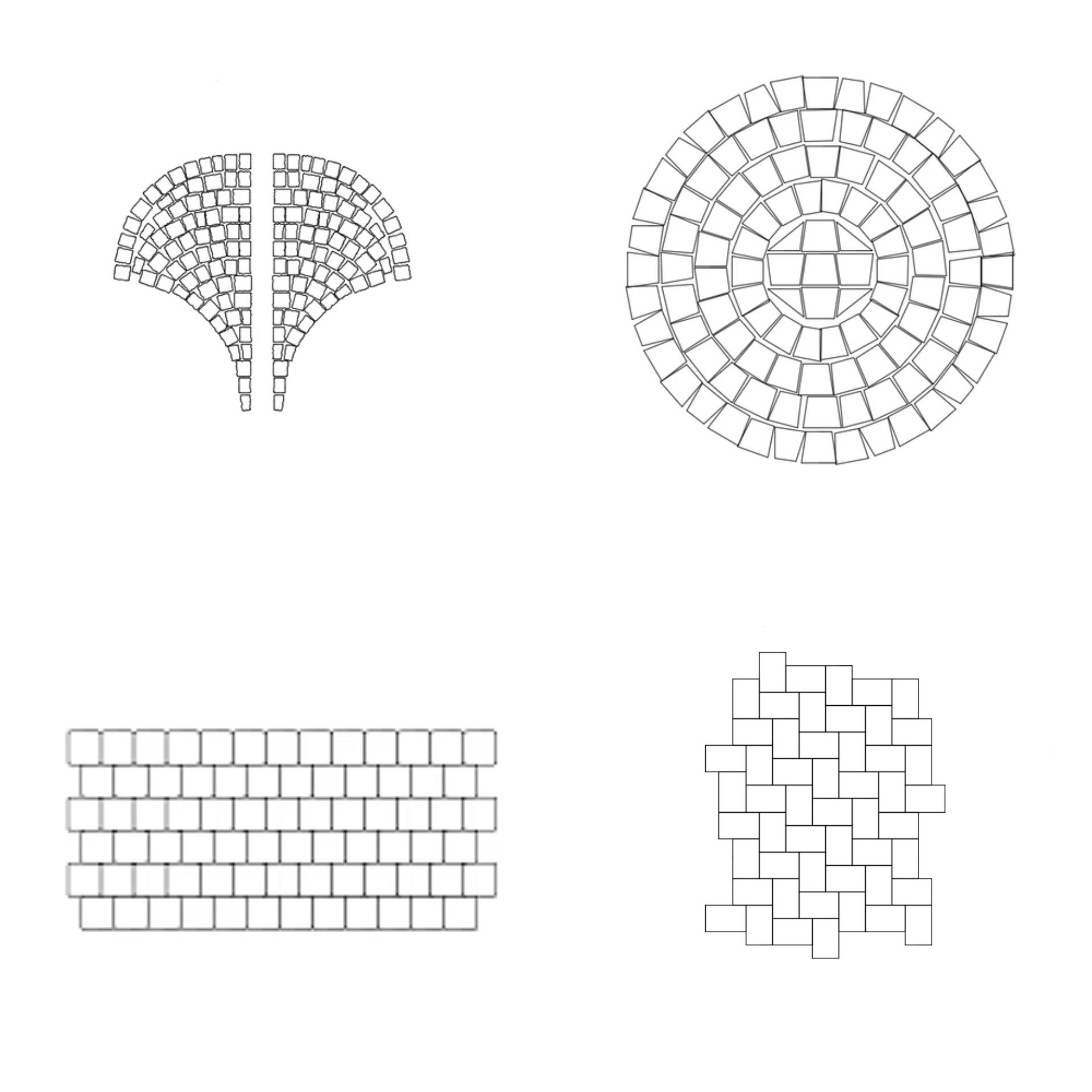 Kostki brukowe szlachetne klasyczne