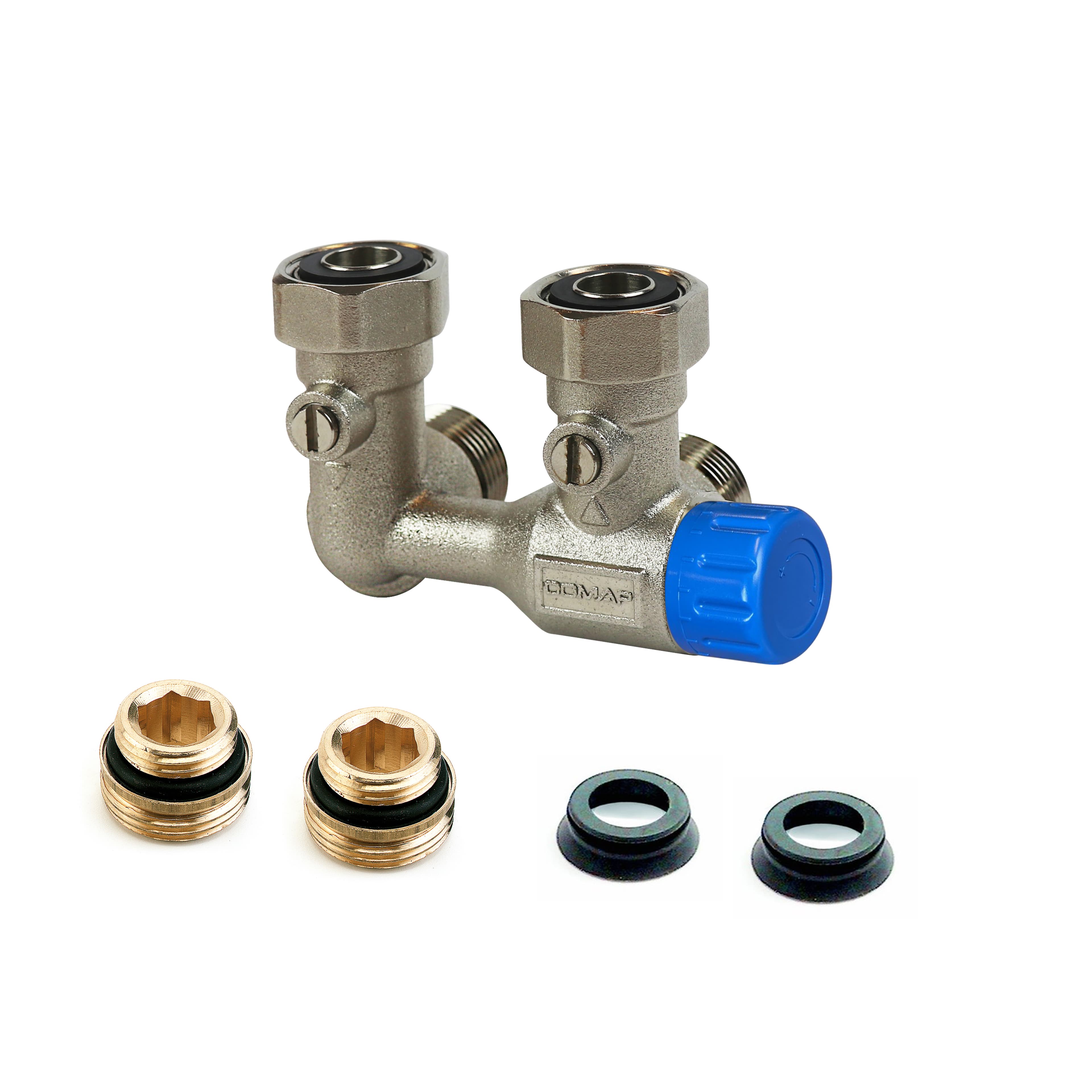 Thermostatic combination valve